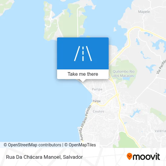 Rua Da Chácara Manoel map