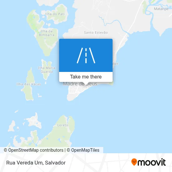 Rua Vereda Um map