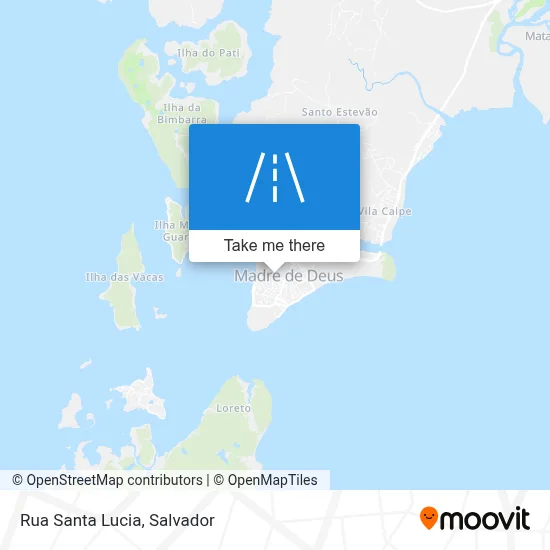 Rua Santa Lucia map