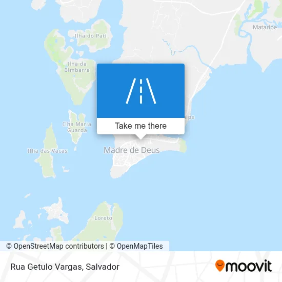 Rua Getulo Vargas map