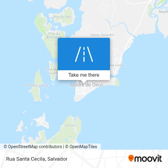 Rua Santa Cecila map