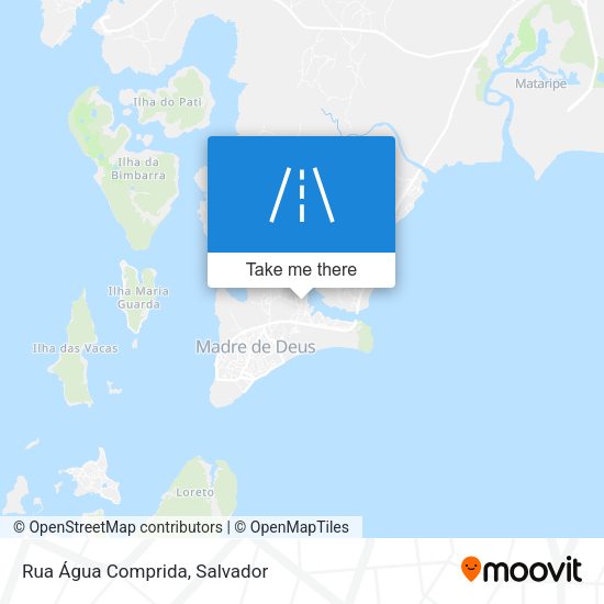 Rua Água Comprida map