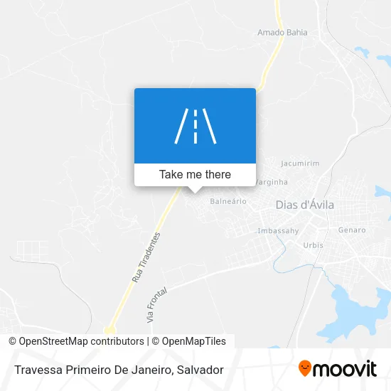 Travessa Primeiro De Janeiro map