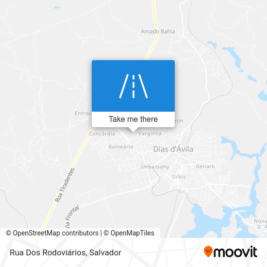 Rua Dos Rodoviários map
