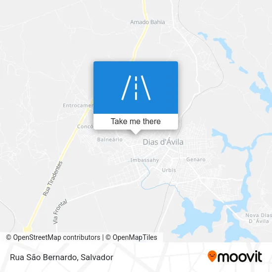 Rua São Bernardo map