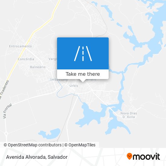 Mapa Avenida Alvorada