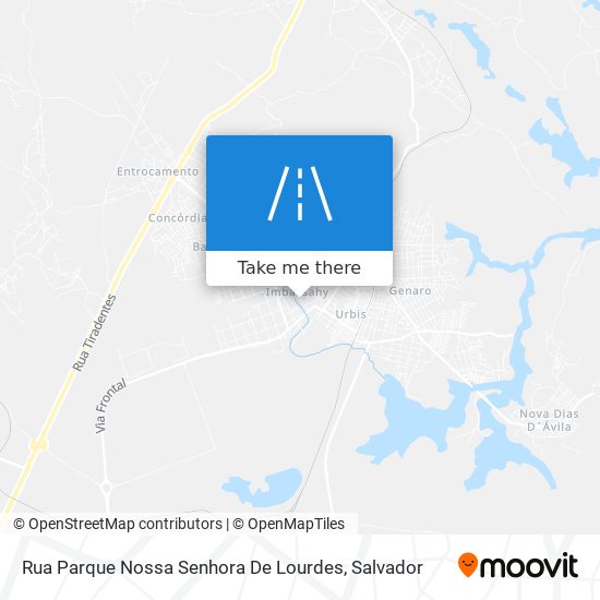 Rua Parque Nossa Senhora De Lourdes map