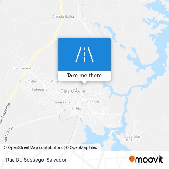 Rua Do Sossego map