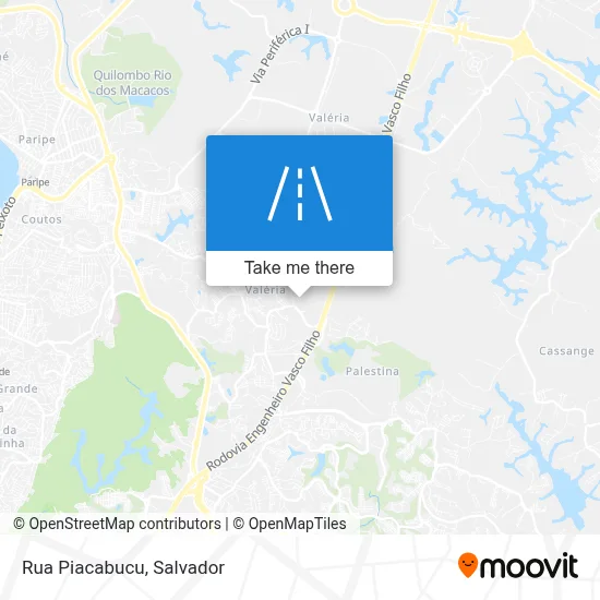 Rua Piacabucu map