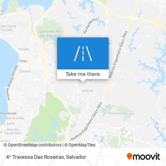 Mapa 4ᵃ Travessa Das Roseiras