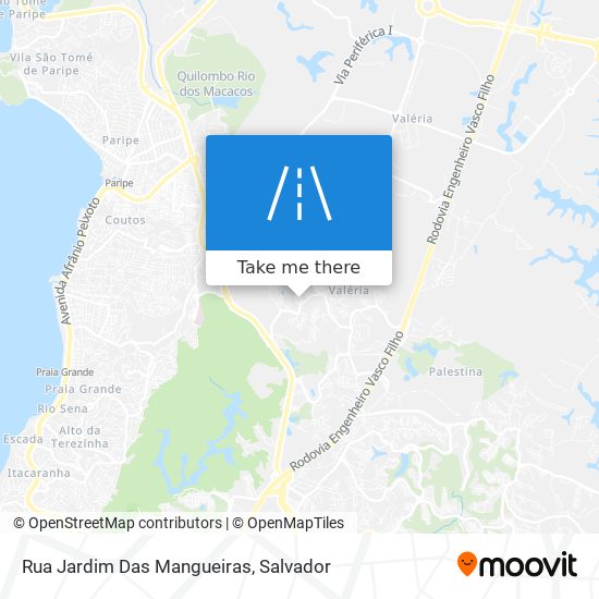 Mapa Rua Jardim Das Mangueiras