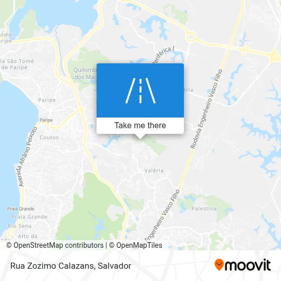 Rua Zozimo Calazans map