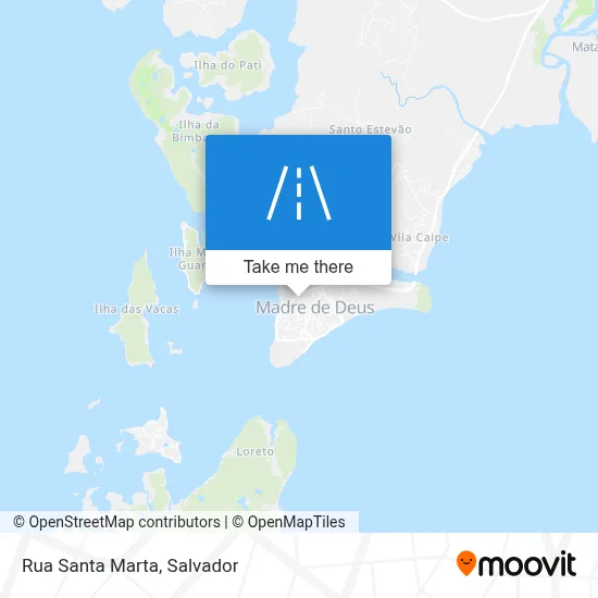 Rua Santa Marta map