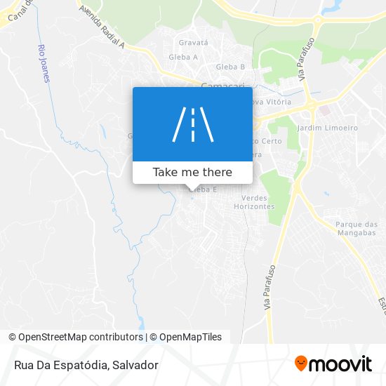 Mapa Rua Da Espatódia