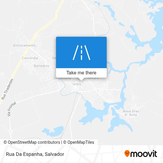 Rua Da Espanha map