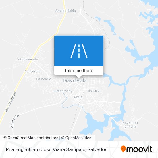 Rua Engenheiro José Viana Sampaio map