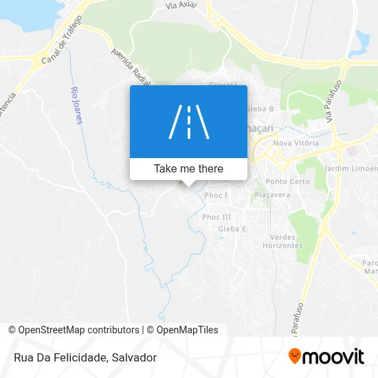 Rua Da Felicidade map