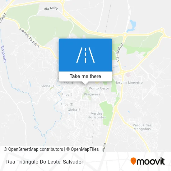 Rua Triângulo Do Leste map