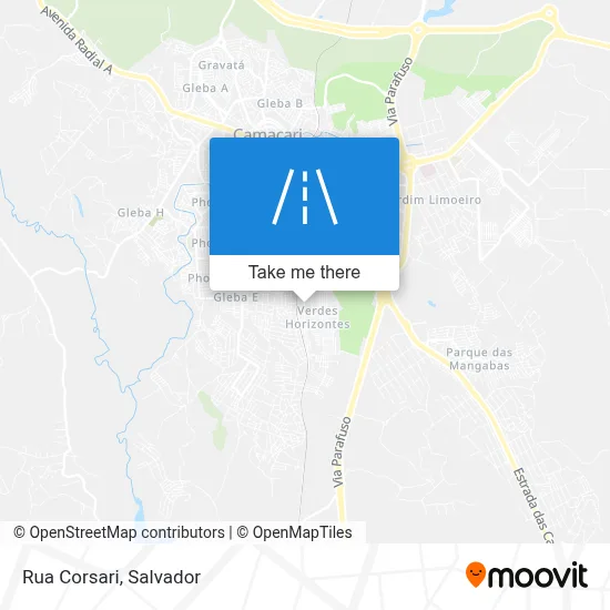 Rua Corsari map