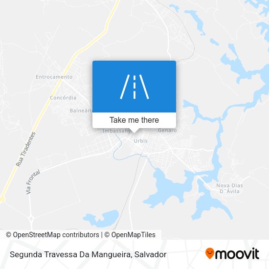 Segunda Travessa Da Mangueira map