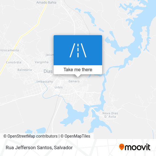 Rua Jefferson Santos map