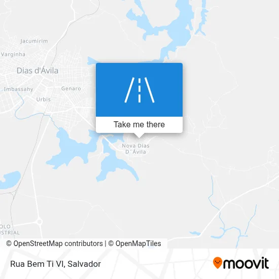 Rua Bem Ti VI map