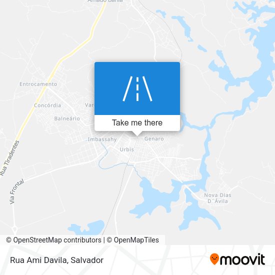 Rua Ami Davila map