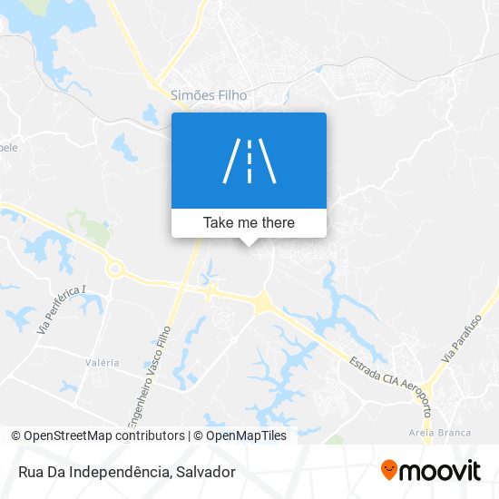 Rua Da Independência map