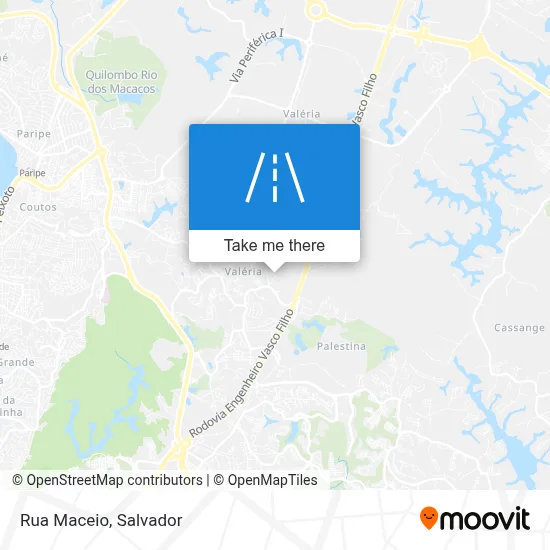 Rua Maceio map