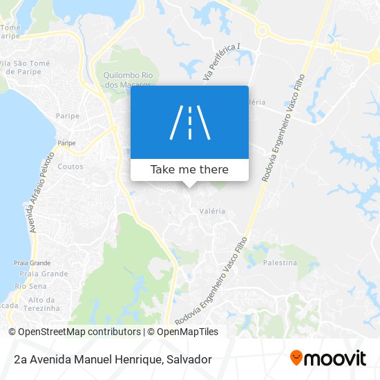 2a Avenida Manuel Henrique map