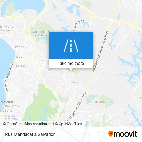 Rua Mandacaru map