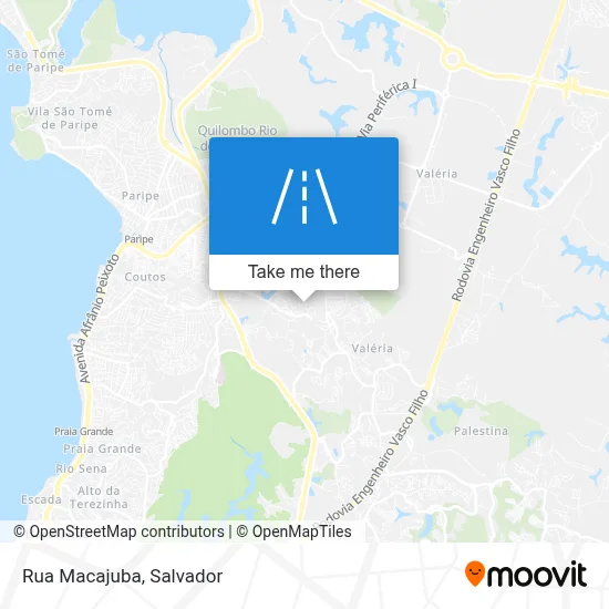 Rua Macajuba map