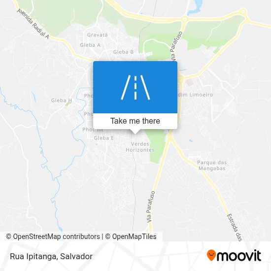 Rua Ipitanga map