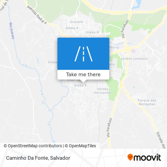 Caminho Da Fonte map