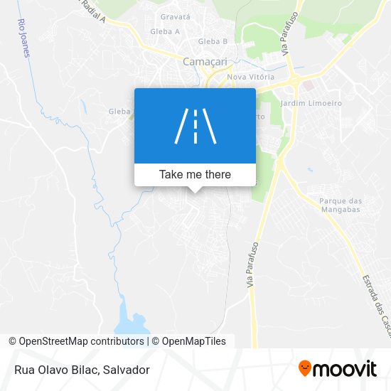 Rua Olavo Bilac map