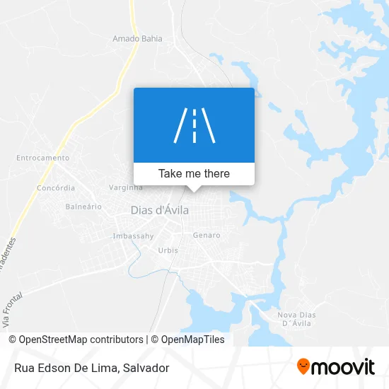 Rua Edson De Lima map