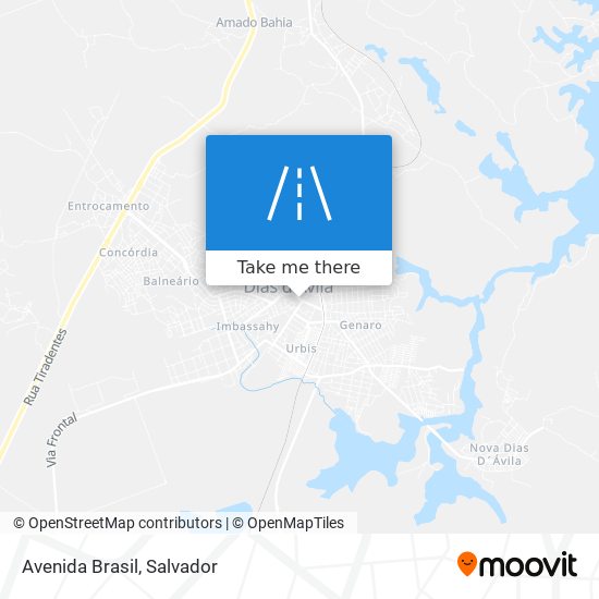 Avenida Brasil map