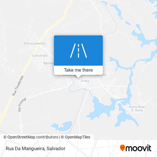 Rua Da Mangueira map