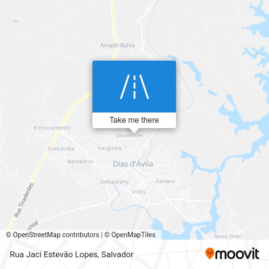 Rua Jaci Estevão Lopes map