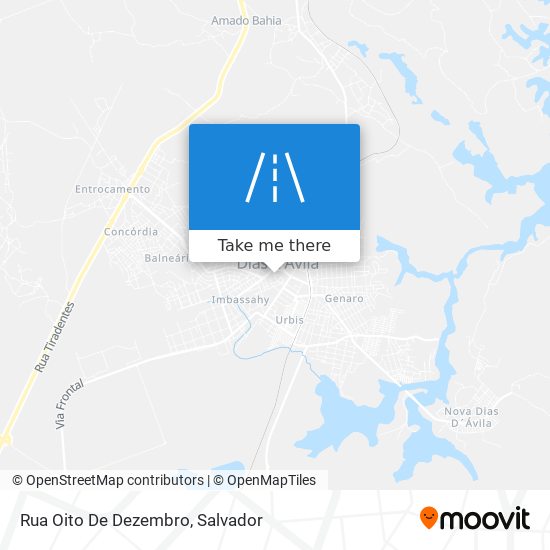 Rua Oito De Dezembro map