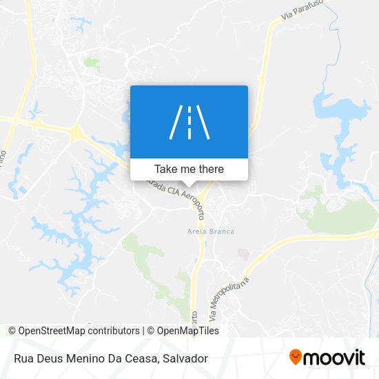 Rua Deus Menino Da Ceasa map