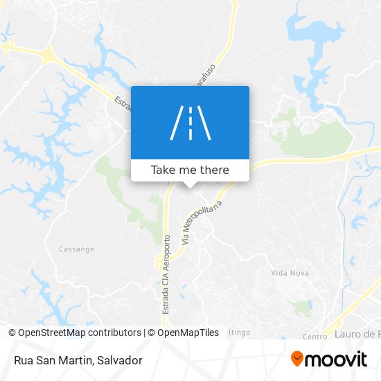 Rua San Martin map