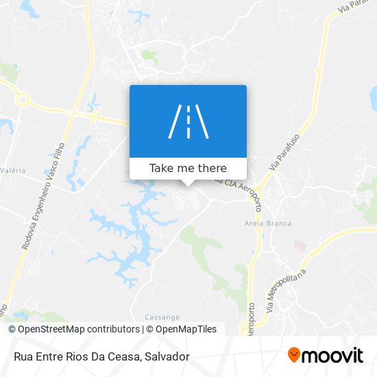 Mapa Rua Entre Rios Da Ceasa