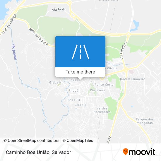 Caminho Boa União map