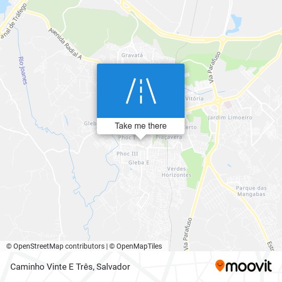 Caminho Vinte E Três map