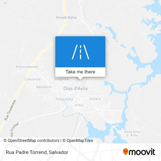 Rua Padre Torrend map