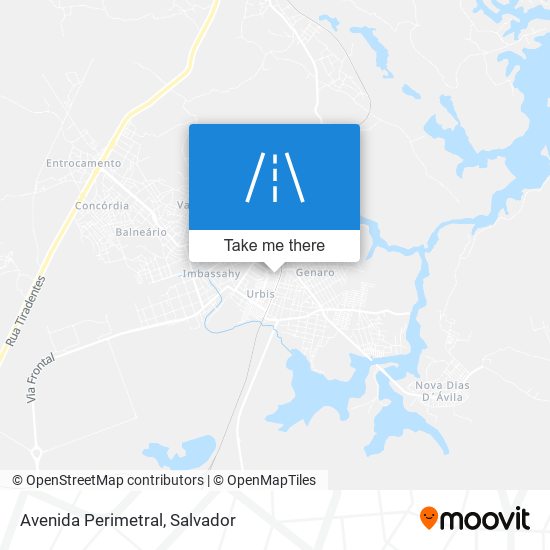 Avenida Perimetral map