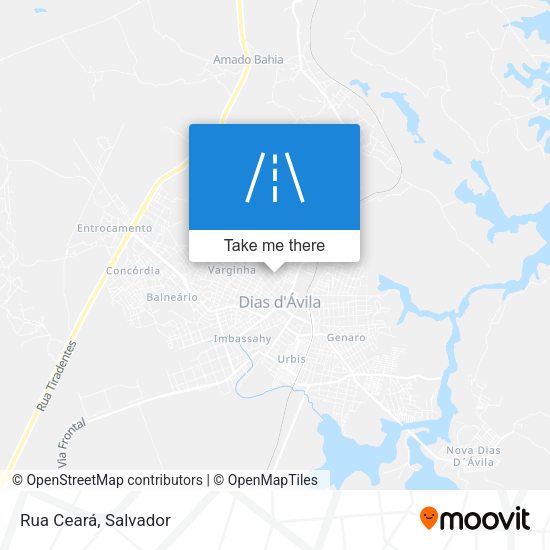 Rua Ceará map