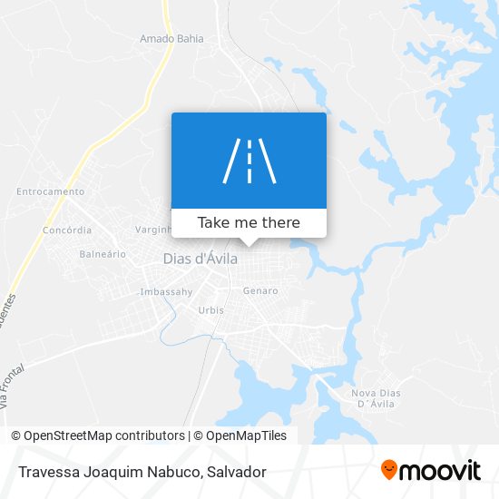 Mapa Travessa Joaquim Nabuco