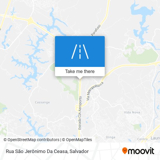 Rua São Jerônimo Da Ceasa map